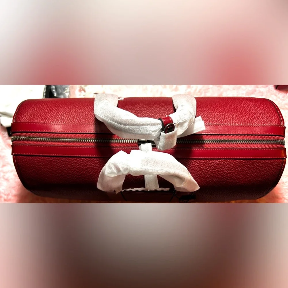 COACH GOTHAM DUFFLE 45/DARK RUBY - Picture 7 of 11